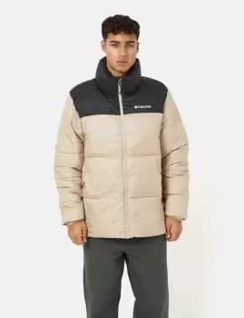 Image of Columbia Puffect II Jacket - Ancient Fossil White/Black