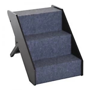 Image of PawHut Pet Steps Dark Brown, Grey 408mm x 565mm x 515 mm