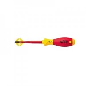 Image of Wiha SoftFinish electric slimFix 3281 VDE PZ/Phillips/SL plus/minus drivers Size (screwdriver) SL/PZ 2 Blade length 100 mm