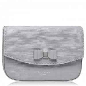 Image of Ted Baker Daissy Bow Mini Cross Body Bag - mid-grey
