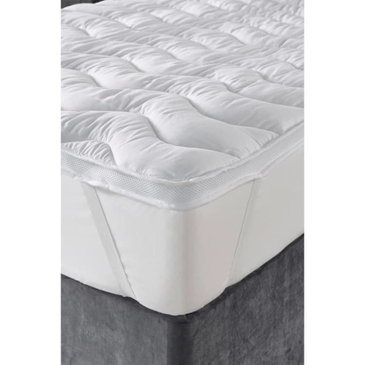 Image of Downland Air Fresh Mattress Topper - White White Single