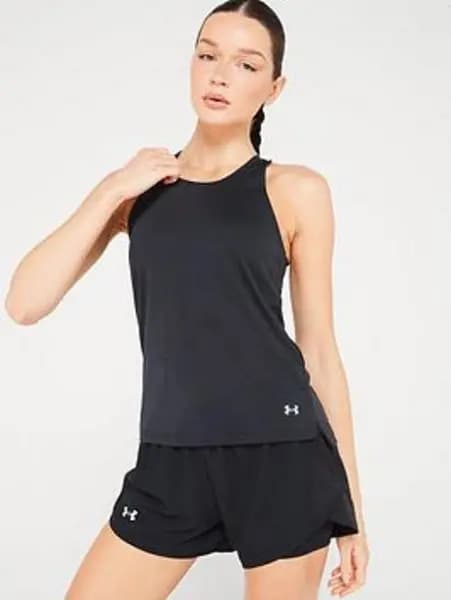 Image of Under Armour Womens Running Streaker Singlet - Black