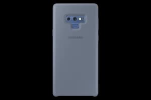 Image of Samsung Blue Galaxy Note9 Soft Touch Silicone Cover