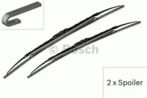 Image of Bosch 3397001367 367S Wiper Blade Set Superplus Windscreen Flat