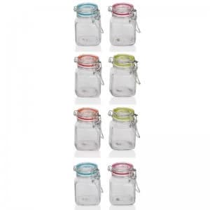 Image of Sabichi 8 Piece Mini Glass Storage Jars