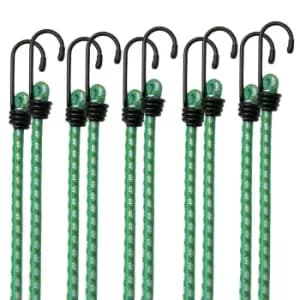 Image of Bungee Cord 10Pcs Set Green 61x8mm