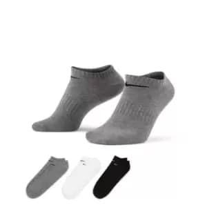 Image of Nike 3 Pack No Show Socks Mens - Multi