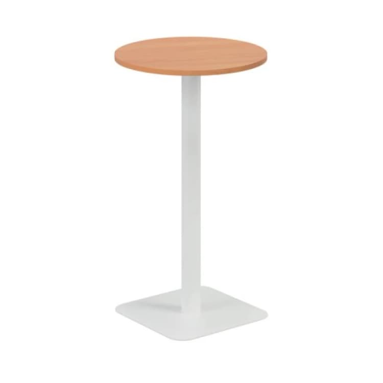 Image of Jemini Origin Round Coffee Table 600x1145mm Beech/White KF800158