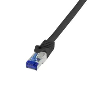 Image of LogiLink C6A093S networking cable Black 10 m Cat6a S/FTP (S-STP)