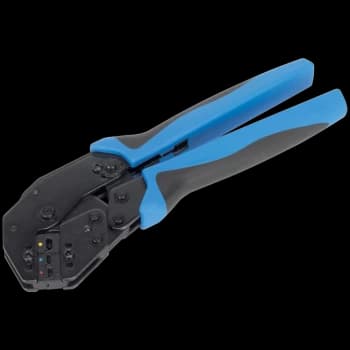 Image of Sealey AK3863 Angled Head Ratchet Crimping Tool