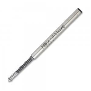 Image of Zebra 1.0 mm Black Ink Refill PK2