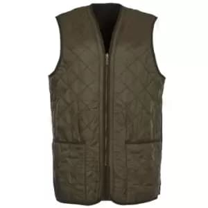 Image of Barbour Mens Polarquilt Zip-In Liner Olive Large