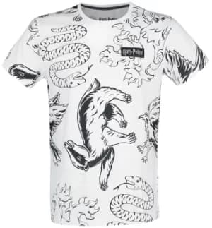 Image of Harry Potter Animals T-Shirt white