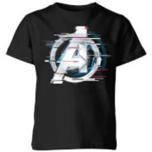 Image of Avengers: Endgame White Logo Kids T-Shirt - Black - 5-6 Years