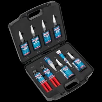 Image of Sealey 10 Piece Adhesive and Sealant Kit