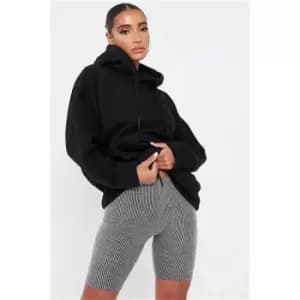Image of I Saw It First Grey Brushed Rib Cycling Short - Grey