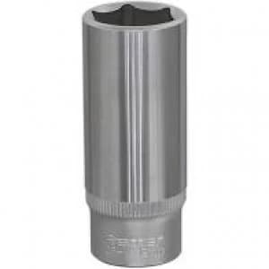 Image of Genuine SEALEY S3819D WallDrive® Socket 19mm Deep 3/8Sq Drive