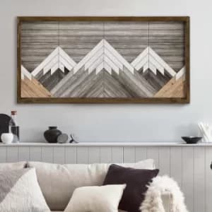 Image of TAH035 Multicolor Decorative Framed MDF Painting