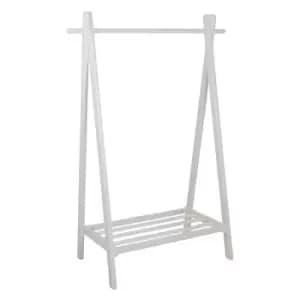 Image of Charles Bentley Clothes Rail 120cm - White