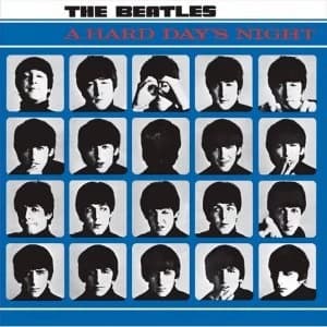 Image of The Beatles Hard Days Night Steel Wall Sign