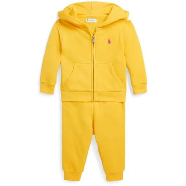 Image of Polo Ralph Lauren Tracksuit Set Babies - Yellow 6 - 12 Months