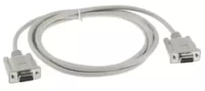 Image of Roline Serial Cable, 1.8m, Female DB9 to Female DB9, 9 Ways