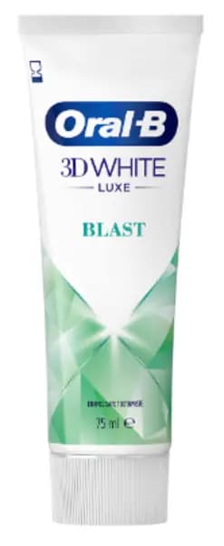 Image of Oral B 3D White Luxe Blast Whitening Toothpaste 75ml