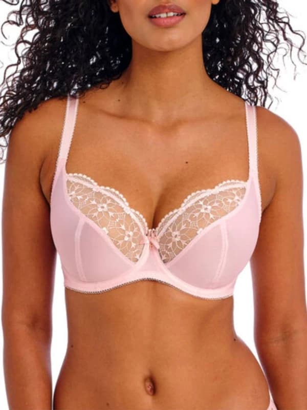 Image of Freya Freya Hallie Plunge Wired Bra Pink/Champ Pink/Champ Female 36FF QV28441