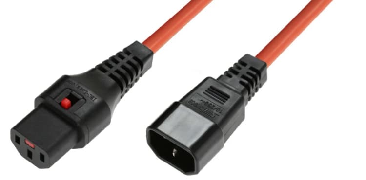 Image of Scolm 1M C14-C13 Lck Or PVC 1.0MM
