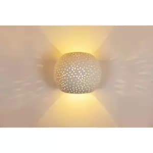 Image of Netlighting Indoor Decorative Paintable Plaster Katerini Wall Light IP20 For 1 X
