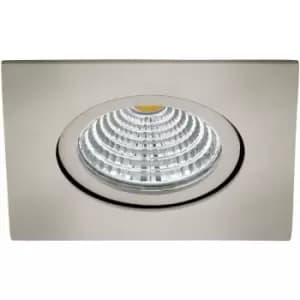 Image of Wall / Ceiling Flush Square Downlight Satin Nickel Spotlight 6W Built in led