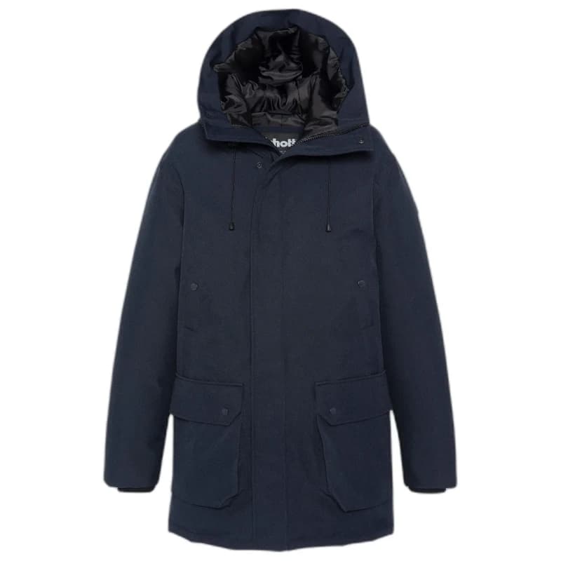 Image of Schott Basic hooded parka Schott Bleu Male M