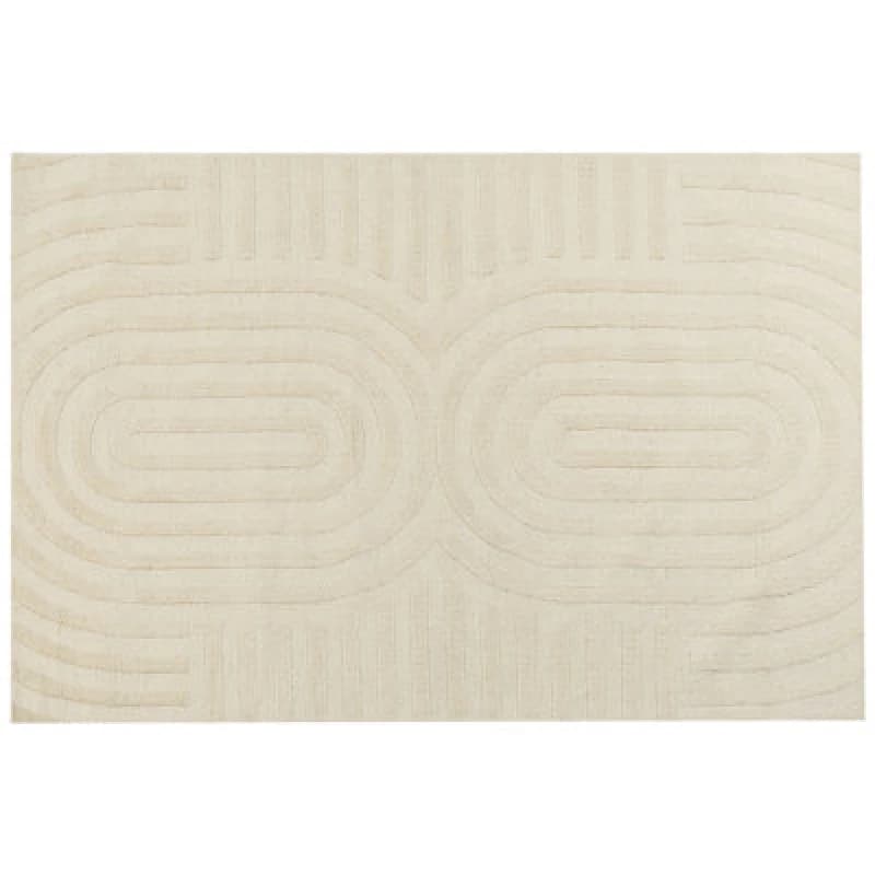 Image of Beliani Rug Mastung Beige 200 X 300 Cm Wool