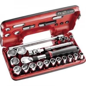 Image of Facom Bit set Metric 1/2 (12.5 mm) 10 Piece SXL.DBOX1