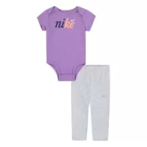 Image of Nike Bodyst Pant Set Bb99 - Grey