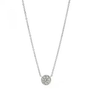 Image of Ladies Fossil Silver Plated Vintage Glitz Necklace