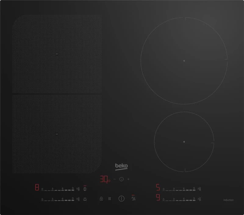 Image of Beko HII64760UFT 60cm Induction Hob - Black