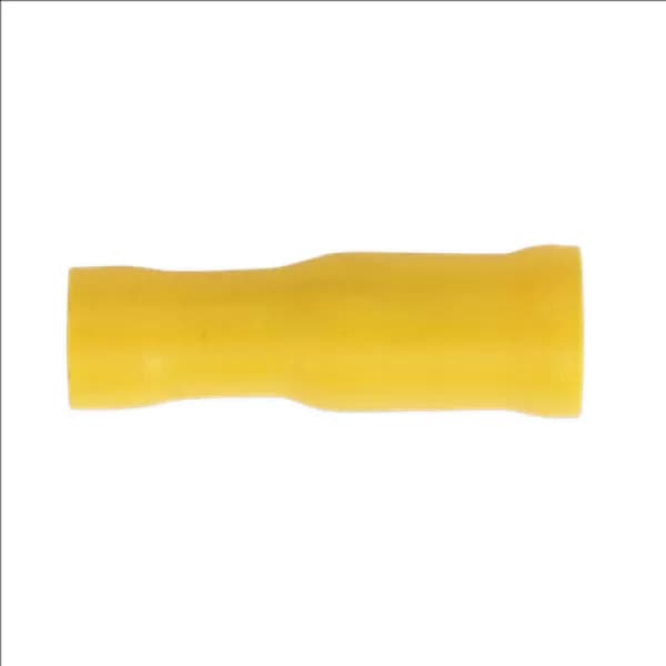 Image of Genuine SEALEY YT22 Female Socket Terminal Ø5mm Yellow Pack of 100