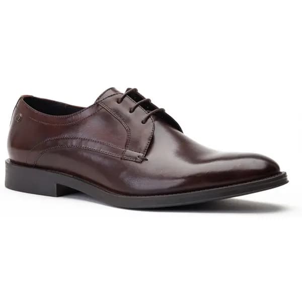 Image of Base London Mens Haldey Waxy Premium Leather Formal Shoes UK Size 7 (EU 41)