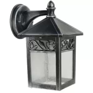Image of Garden Zone Winchcombe 1 Light Wall Lantern - Grey