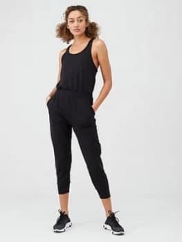 Image of Nike Yoga Jumpsuit - Black