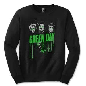 Image of Green Day - Drips Unisex Large T-Shirt - Black