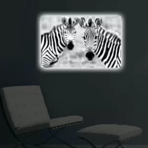 Image of 4570DACT-43 Multicolor Decorative LED Lighted Canvas Painting