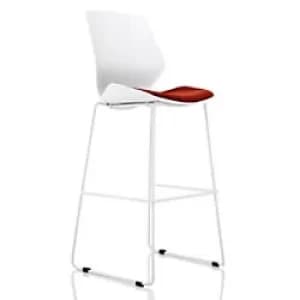 Image of Dynamic Visitor Chair Florence Seat Without Arms Fabric Ginseng Chilli