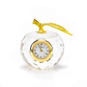 Image of WILLIAM WIDDOP Miniature Glass Clock - Apple