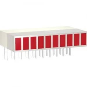 Image of LED linear array 10x Green L x W x H 25.4 x 14 x 5mm Signal C