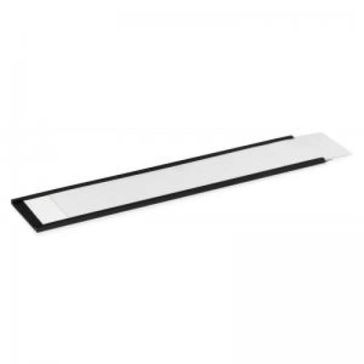 Image of Durable Durable - Magnetic c Channel Ticket Lable Holders 5 Pack 200 x 40mm Black - Charcoal 8067339_MXB