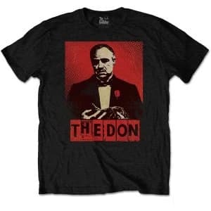 Image of The Godfather - The Don Unisex Large T-Shirt - Black