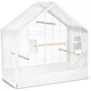 Image of Birdcage Yara White 71x35x70cm Metal Beeztees White