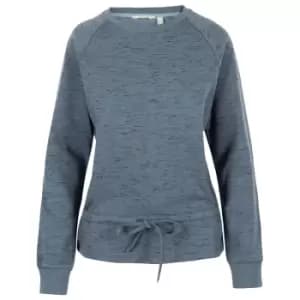 Image of Trespass Womens/Ladies Gretta Marl Round Neck Sweatshirt (XXS) (Pewter)